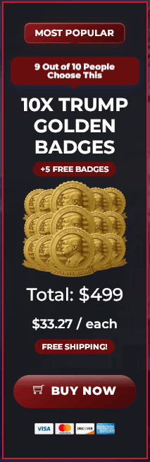 Trump 250th Anniversary Golden Badge Price